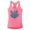 Multi-Color Sublimatable Ladies PosiCharge Electric Heather Racerback Tank Thumbnail