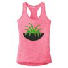 Multi-Color Sublimatable Ladies PosiCharge Electric Heather Racerback Tank Thumbnail