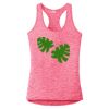 Multi-Color Sublimatable Ladies PosiCharge Electric Heather Racerback Tank Thumbnail