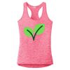 Multi-Color Sublimatable Ladies PosiCharge Electric Heather Racerback Tank Thumbnail
