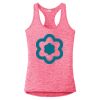 Multi-Color Sublimatable Ladies PosiCharge Electric Heather Racerback Tank Thumbnail