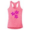 Multi-Color Sublimatable Ladies PosiCharge Electric Heather Racerback Tank Thumbnail