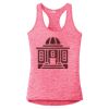 Multi-Color Sublimatable Ladies PosiCharge Electric Heather Racerback Tank Thumbnail