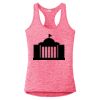 Multi-Color Sublimatable Ladies PosiCharge Electric Heather Racerback Tank Thumbnail
