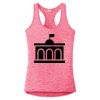 Multi-Color Sublimatable Ladies PosiCharge Electric Heather Racerback Tank Thumbnail