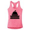 Multi-Color Sublimatable Ladies PosiCharge Electric Heather Racerback Tank Thumbnail