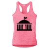 Multi-Color Sublimatable Ladies PosiCharge Electric Heather Racerback Tank Thumbnail