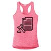 Multi-Color Sublimatable Ladies PosiCharge Electric Heather Racerback Tank Thumbnail