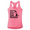 Multi-Color Sublimatable Ladies PosiCharge Electric Heather Racerback Tank Thumbnail