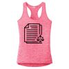 Multi-Color Sublimatable Ladies PosiCharge Electric Heather Racerback Tank Thumbnail