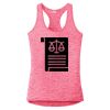 Multi-Color Sublimatable Ladies PosiCharge Electric Heather Racerback Tank Thumbnail