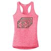 Multi-Color Sublimatable Ladies PosiCharge Electric Heather Racerback Tank Thumbnail
