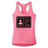 Multi-Color Sublimatable Ladies PosiCharge Electric Heather Racerback Tank Thumbnail