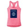 Multi-Color Sublimatable Ladies PosiCharge Electric Heather Racerback Tank Thumbnail