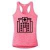 Multi-Color Sublimatable Ladies PosiCharge Electric Heather Racerback Tank Thumbnail