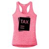 Multi-Color Sublimatable Ladies PosiCharge Electric Heather Racerback Tank Thumbnail