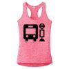 Multi-Color Sublimatable Ladies PosiCharge Electric Heather Racerback Tank Thumbnail