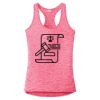 Multi-Color Sublimatable Ladies PosiCharge Electric Heather Racerback Tank Thumbnail