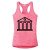 Multi-Color Sublimatable Ladies PosiCharge Electric Heather Racerback Tank Thumbnail