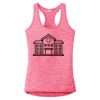 Multi-Color Sublimatable Ladies PosiCharge Electric Heather Racerback Tank Thumbnail