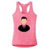 Multi-Color Sublimatable Ladies PosiCharge Electric Heather Racerback Tank Thumbnail
