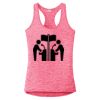 Multi-Color Sublimatable Ladies PosiCharge Electric Heather Racerback Tank Thumbnail