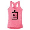 Multi-Color Sublimatable Ladies PosiCharge Electric Heather Racerback Tank Thumbnail