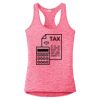 Multi-Color Sublimatable Ladies PosiCharge Electric Heather Racerback Tank Thumbnail