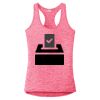 Multi-Color Sublimatable Ladies PosiCharge Electric Heather Racerback Tank Thumbnail