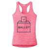 Multi-Color Sublimatable Ladies PosiCharge Electric Heather Racerback Tank Thumbnail