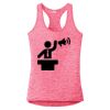 Multi-Color Sublimatable Ladies PosiCharge Electric Heather Racerback Tank Thumbnail