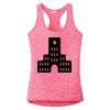 Multi-Color Sublimatable Ladies PosiCharge Electric Heather Racerback Tank Thumbnail