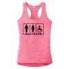 Multi-Color Sublimatable Ladies PosiCharge Electric Heather Racerback Tank Thumbnail