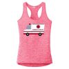 Multi-Color Sublimatable Ladies PosiCharge Electric Heather Racerback Tank Thumbnail