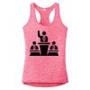Multi-Color Sublimatable Ladies PosiCharge Electric Heather Racerback Tank Thumbnail