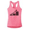 Multi-Color Sublimatable Ladies PosiCharge Electric Heather Racerback Tank Thumbnail