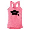 Multi-Color Sublimatable Ladies PosiCharge Electric Heather Racerback Tank Thumbnail