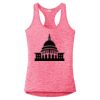 Multi-Color Sublimatable Ladies PosiCharge Electric Heather Racerback Tank Thumbnail