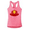 Multi-Color Sublimatable Ladies PosiCharge Electric Heather Racerback Tank Thumbnail