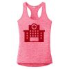 Multi-Color Sublimatable Ladies PosiCharge Electric Heather Racerback Tank Thumbnail