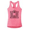 Multi-Color Sublimatable Ladies PosiCharge Electric Heather Racerback Tank Thumbnail