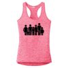 Multi-Color Sublimatable Ladies PosiCharge Electric Heather Racerback Tank Thumbnail