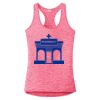 Multi-Color Sublimatable Ladies PosiCharge Electric Heather Racerback Tank Thumbnail