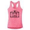 Multi-Color Sublimatable Ladies PosiCharge Electric Heather Racerback Tank Thumbnail
