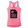 Multi-Color Sublimatable Ladies PosiCharge Electric Heather Racerback Tank Thumbnail
