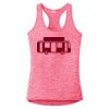 Multi-Color Sublimatable Ladies PosiCharge Electric Heather Racerback Tank Thumbnail
