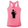 Multi-Color Sublimatable Ladies PosiCharge Electric Heather Racerback Tank Thumbnail