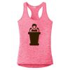 Multi-Color Sublimatable Ladies PosiCharge Electric Heather Racerback Tank Thumbnail