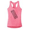 Multi-Color Sublimatable Ladies PosiCharge Electric Heather Racerback Tank Thumbnail