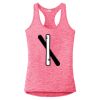 Multi-Color Sublimatable Ladies PosiCharge Electric Heather Racerback Tank Thumbnail